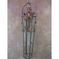 Skeletons And More Iron Skeleton Cage With Aged Life-Size Skeleton CAGE-200A